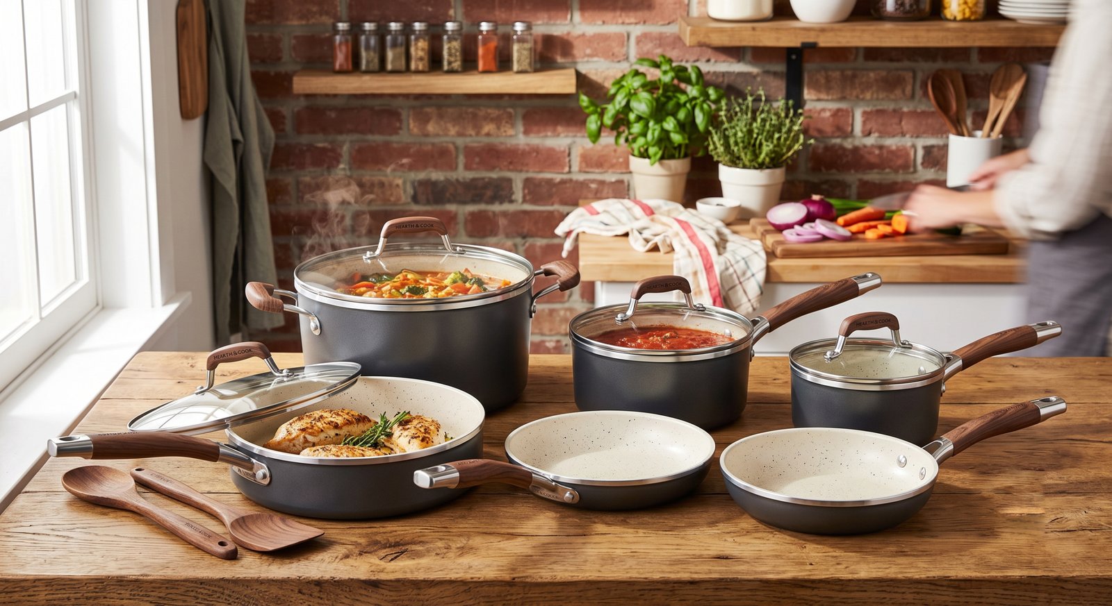 Cookware and stainless steel utensils